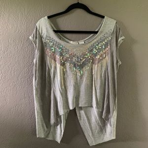 Sequined Miss Me Top